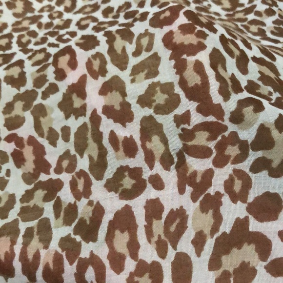 Animal Print Lightweight Scarf-EUC-75x26 - Picture 9 of 12